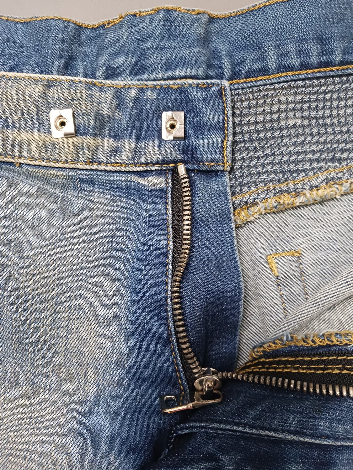 [36] 발망 더티오일 워싱 바이커진 청바지 상품이미지6