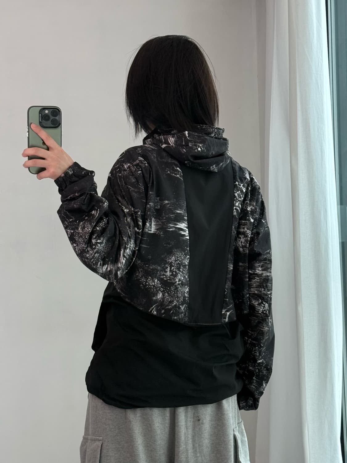 오클리 패턴 후드 바람막이 상품이미지4