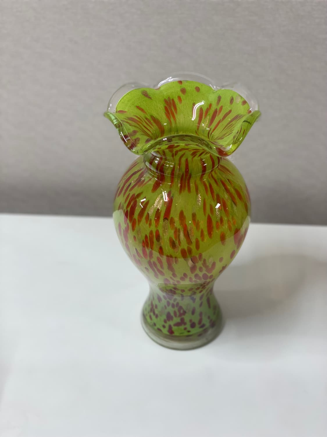 일본 유리공예 화병 앤틱 빈티지 상품이미지3