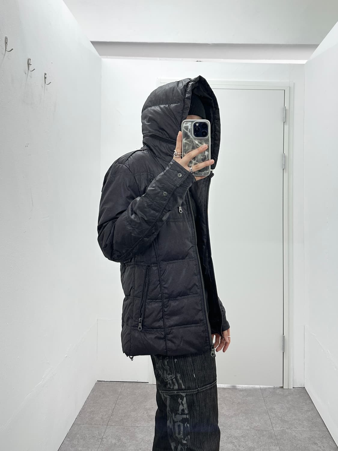 Hideaways Nicole gimmick down puffer 2wa 상품이미지3