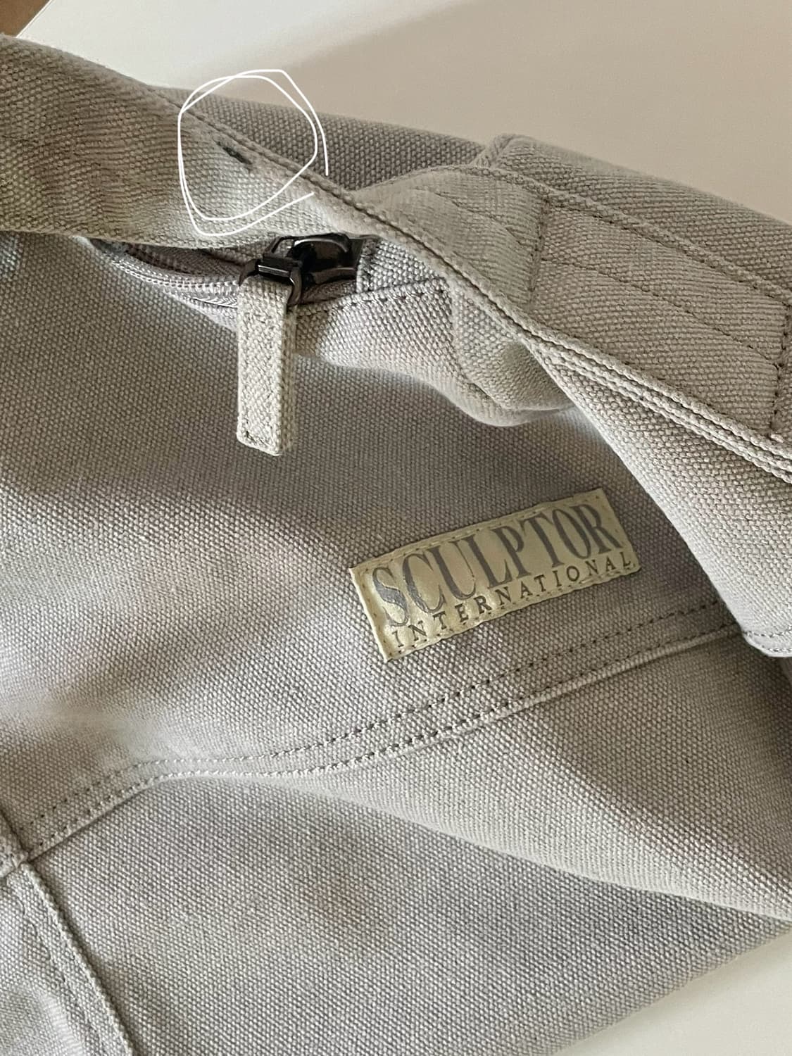 스컬프터 더플백 Vintage Canvas Duffel Bag Pale 상품이미지7