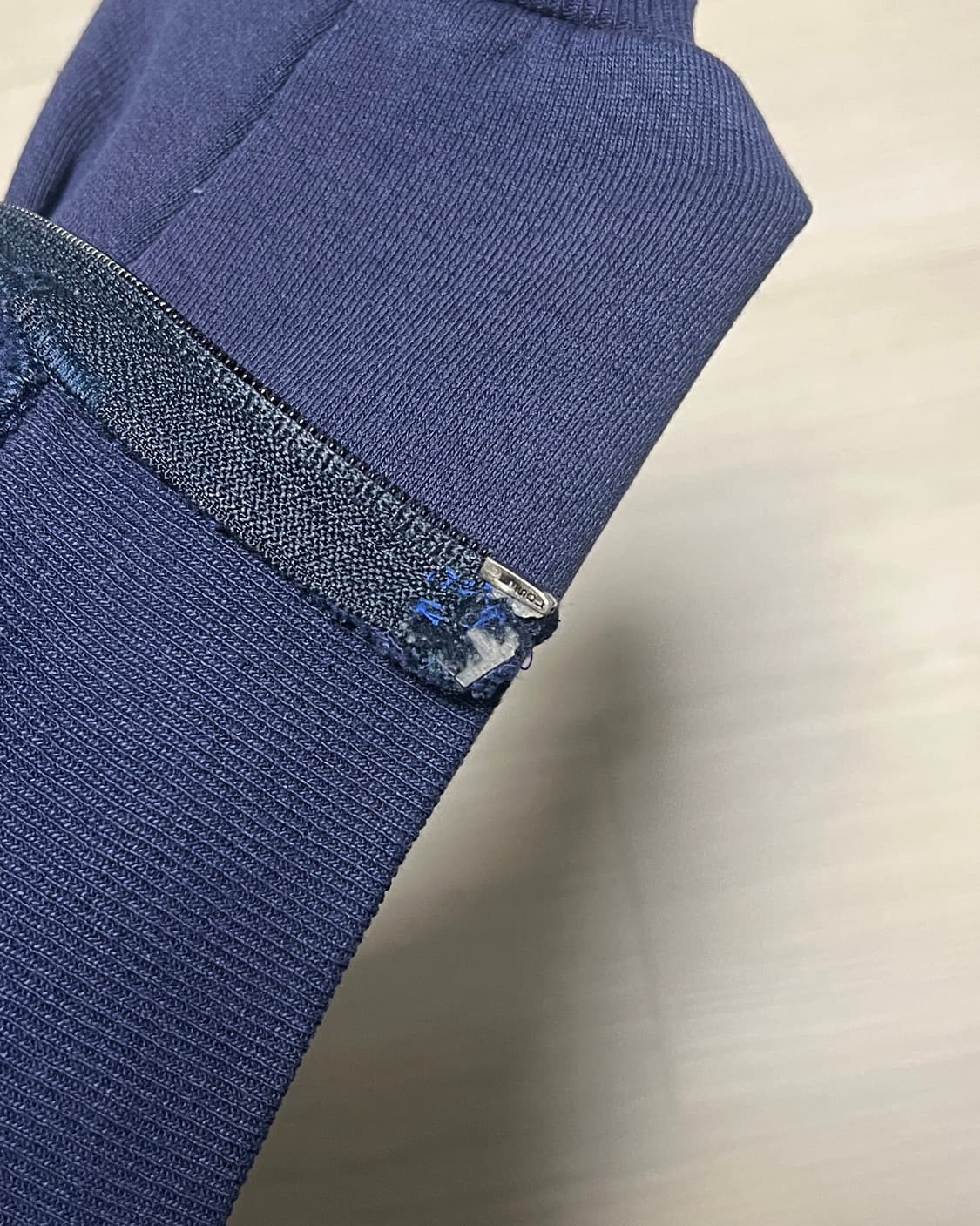 [L] 90s 미제 러셀 후드집업 네이비 상품이미지7