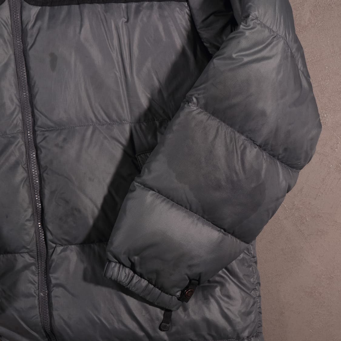 노스페이스 눕시 700 회색 숏패딩 상품이미지5