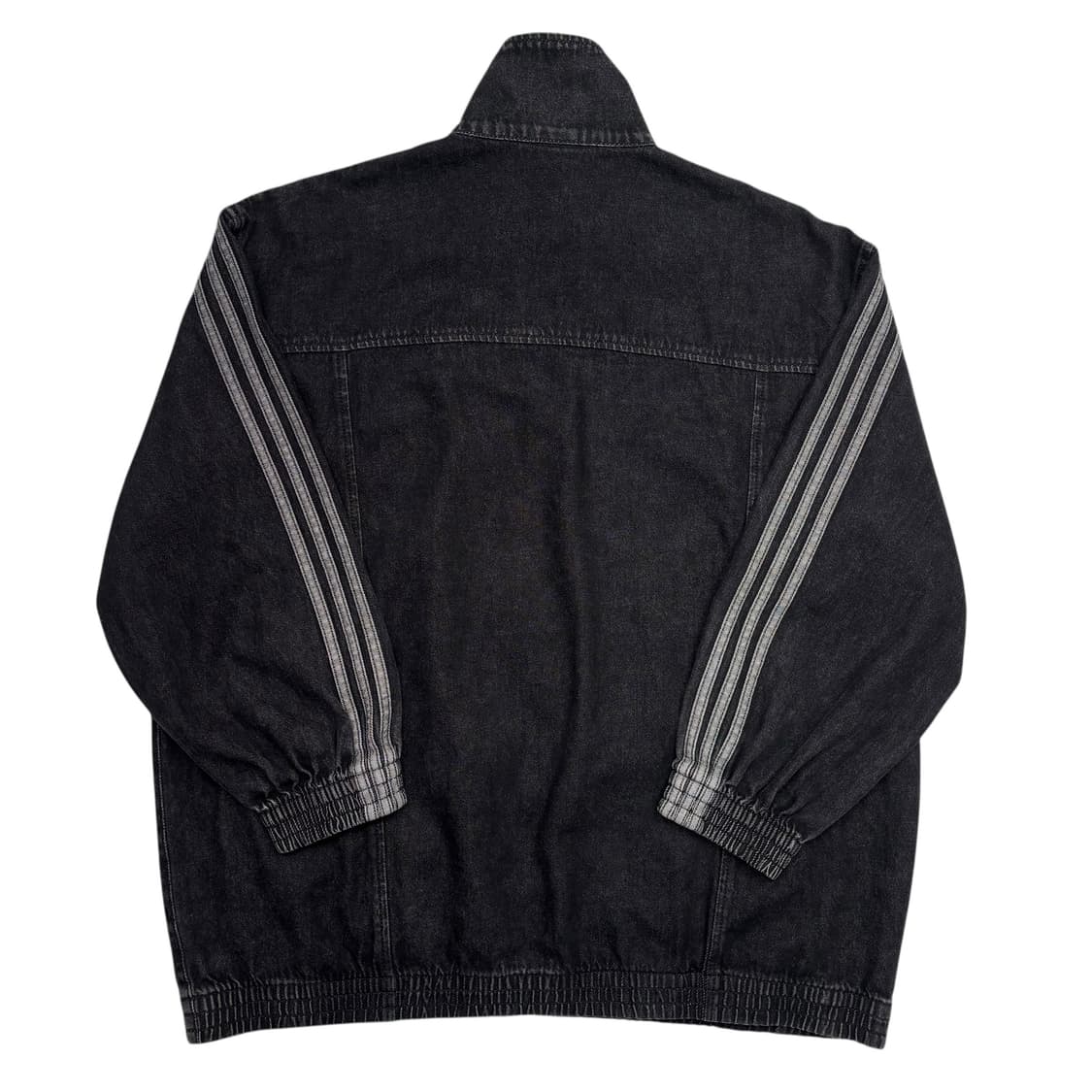 아디다스 아디컬러 데님 흑청 파이어버드 트랙탑 자켓 L 상품이미지4