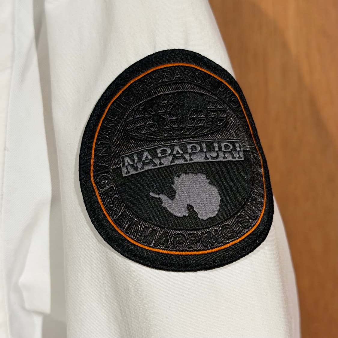 미사용)나파피리 화이트 스키 아노락 점퍼 L 상품이미지3