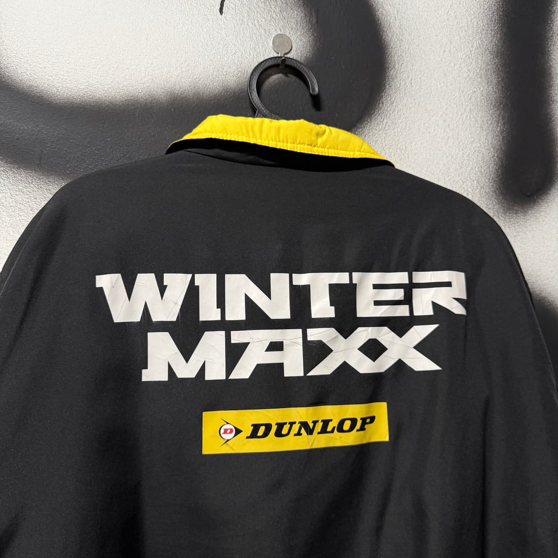 Dunlop 던롭 올드스쿨 빅 프린팅 배색 레이싱 자켓 상품이미지5