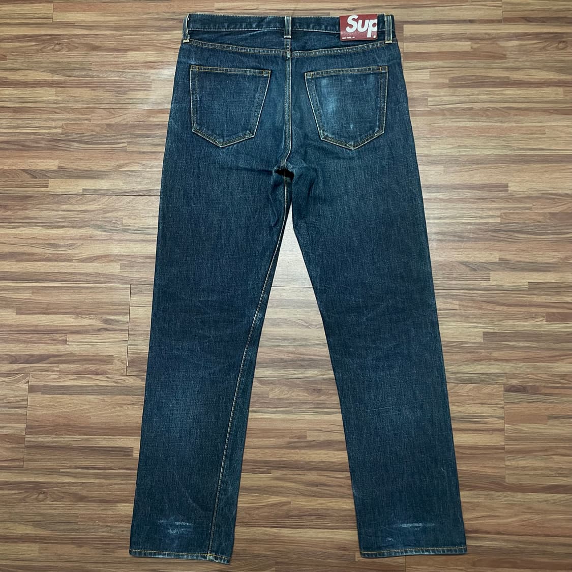 슈프림 미제 셀비지 스트레이트 일자 데님 청바지 32 (33) 상품이미지3
