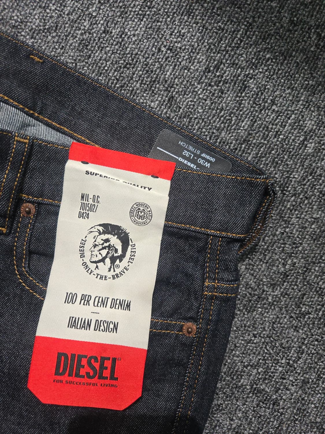 디젤 데님 W30 L32 배기팬츠 상품이미지2