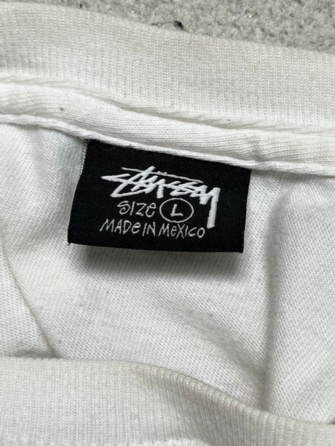  STUSSY 반팔 티 화이트 L 상품이미지3