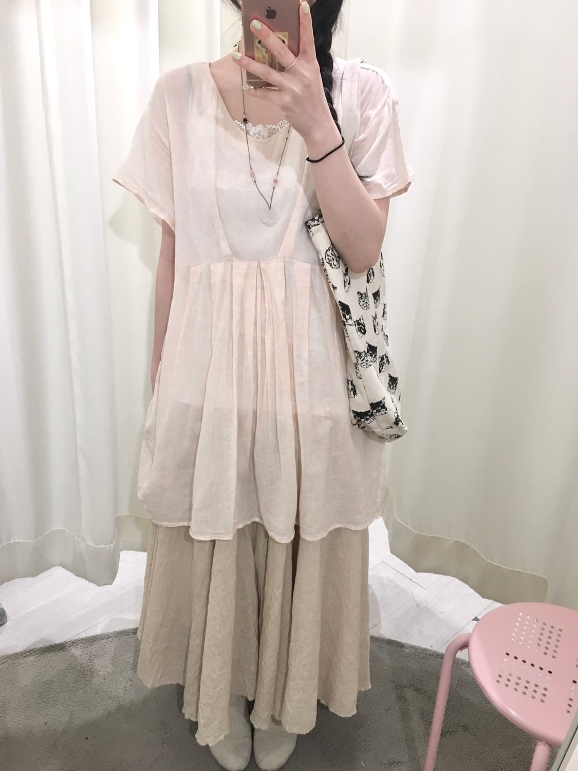 Cotton Gauze mori Skirt 상품이미지2