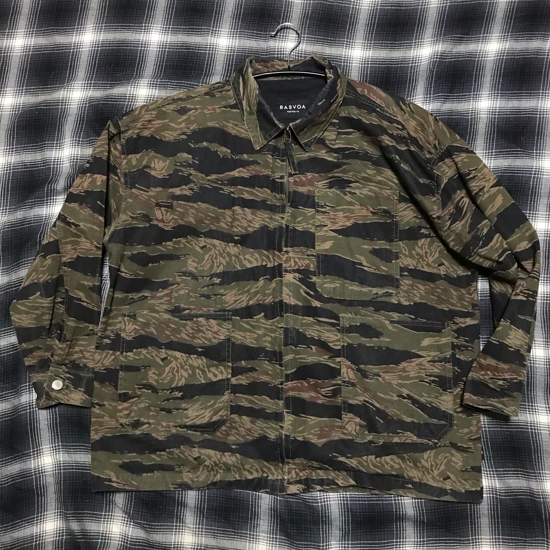 재팬 밀리터리 타이거 카모 bdu 워크 자켓 상품이미지1