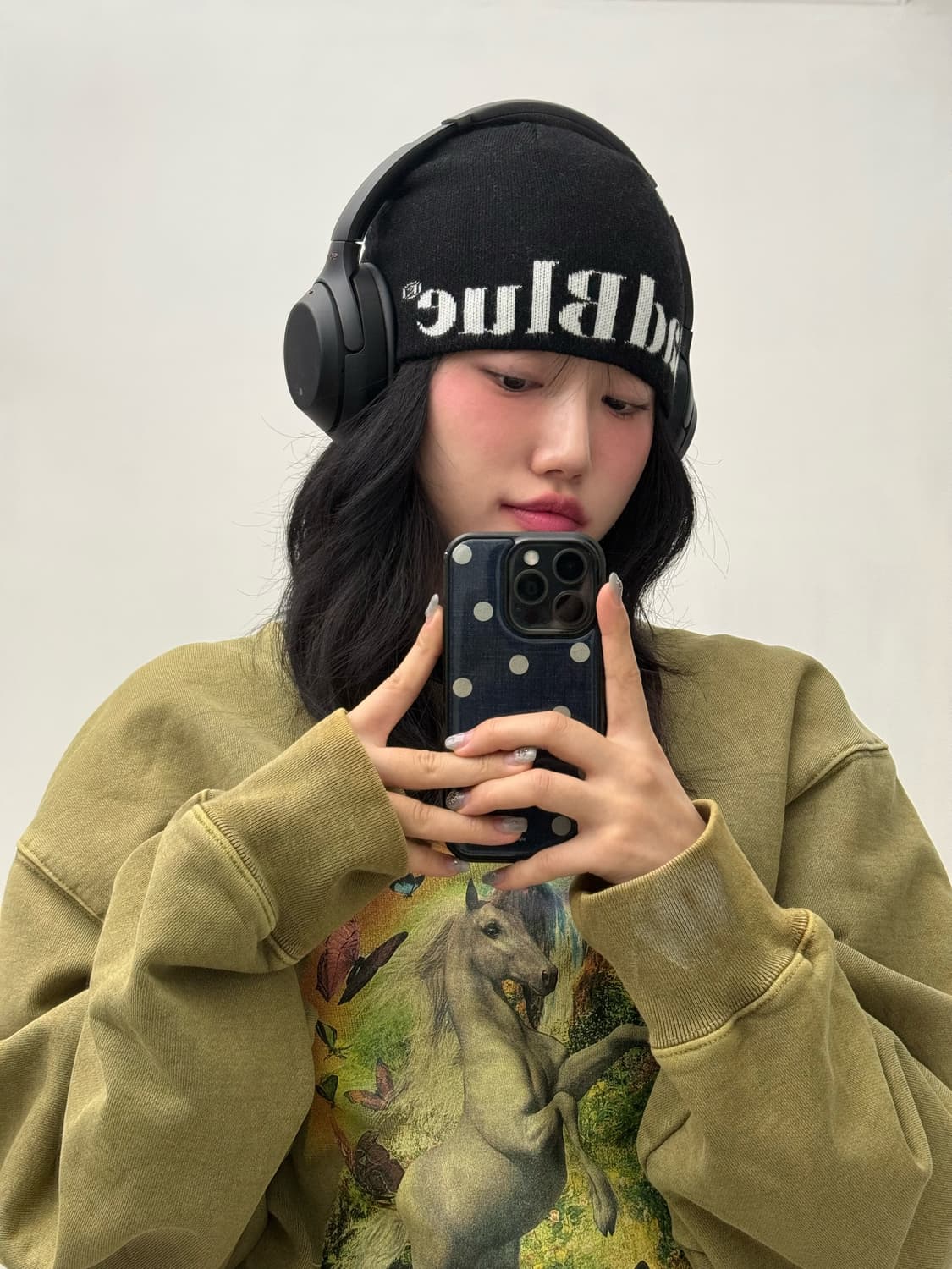 BadBlue 블랙 비니 상품이미지1