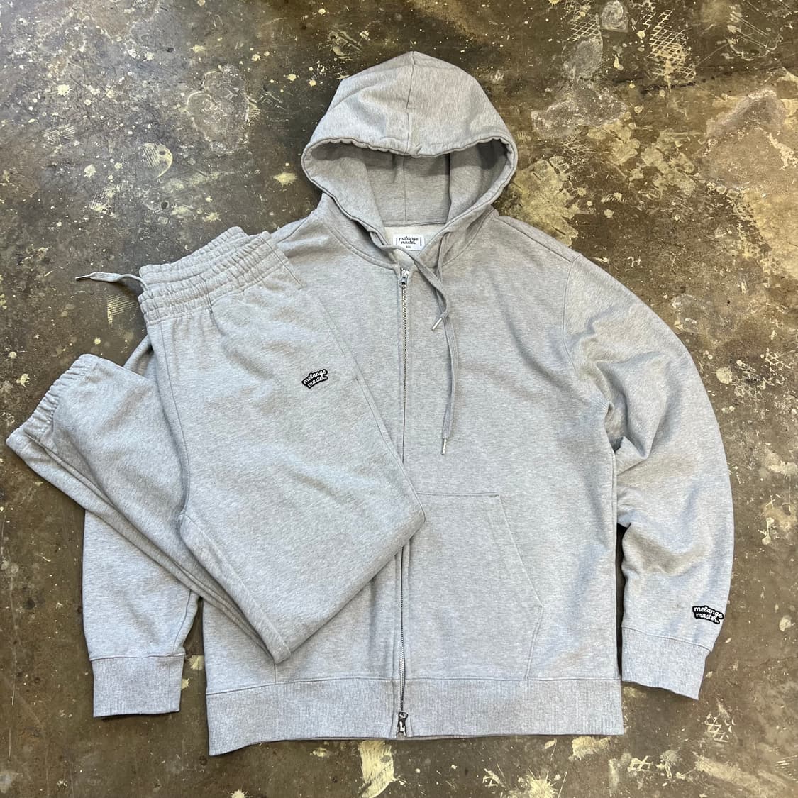 상XXL하XL) 무탠다드 헤비웨이트 스웻셋업 무신사스탠다드 면추리닝 세트 상품이미지1