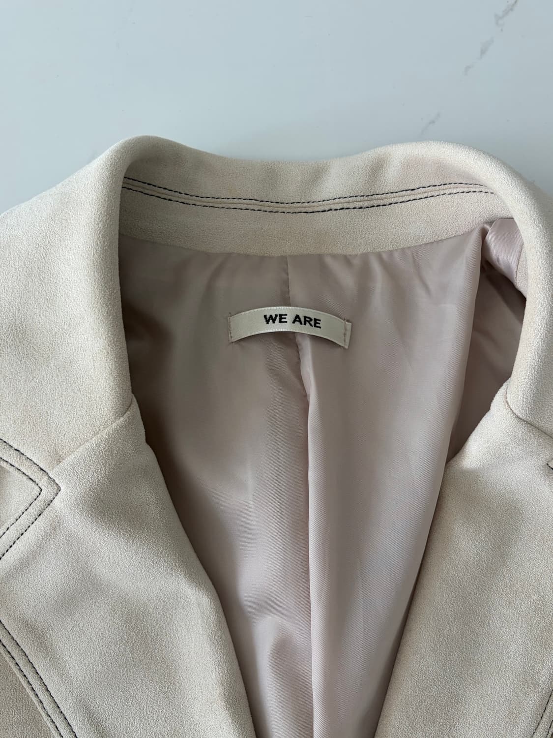 WE ARE 스웨이드 자켓 상품이미지3