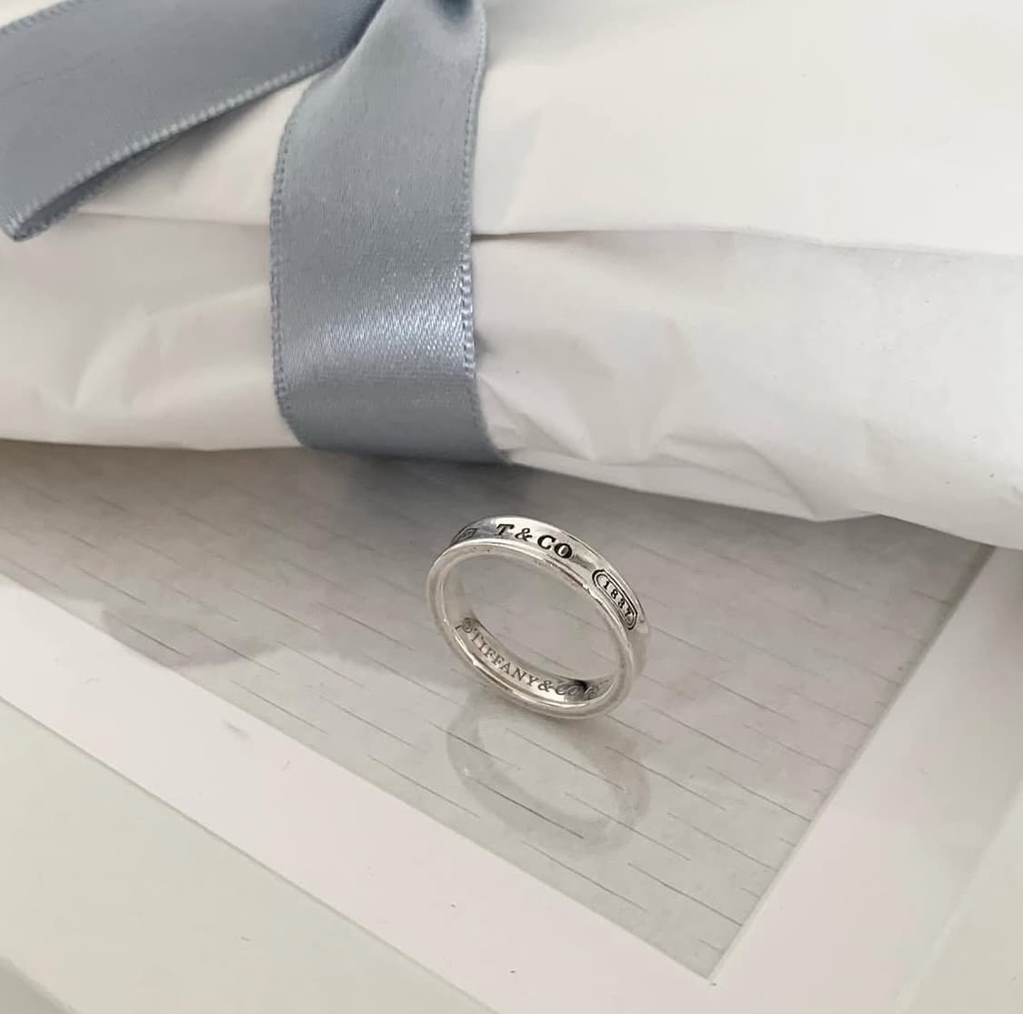 빈티지 티파니앤코 1837 스털링 실버 반지 상품이미지10