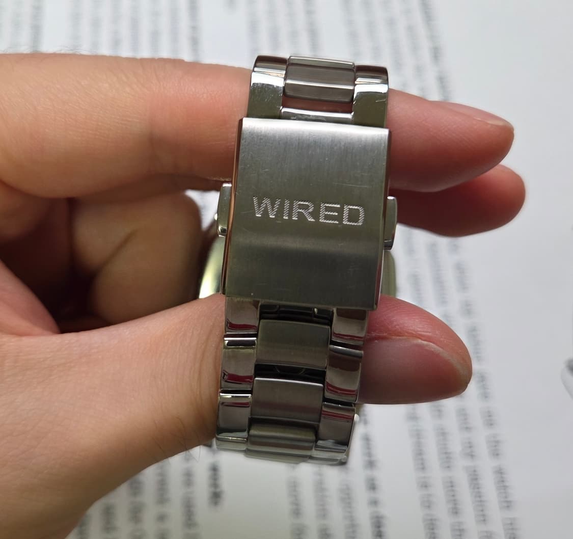 빈티지 세이코 와이어드(Wired) 퍼플 블랙체리 입체다이얼 브레이슬릿  상품이미지8