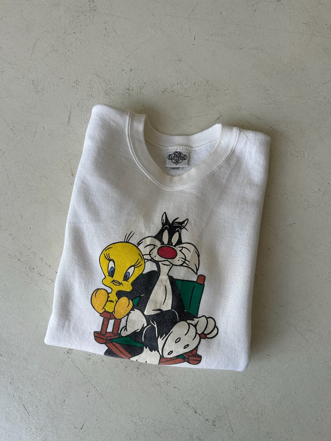 90' Sylvester cat  USA Sweatshirt.  상품이미지10