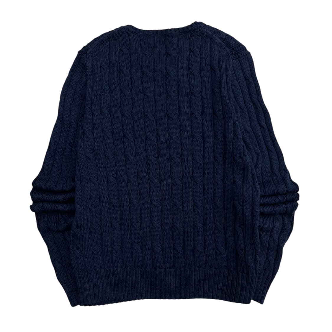 폴로 랄프로렌 레드포니 네이비 꽈배기 니트 L 상품이미지3