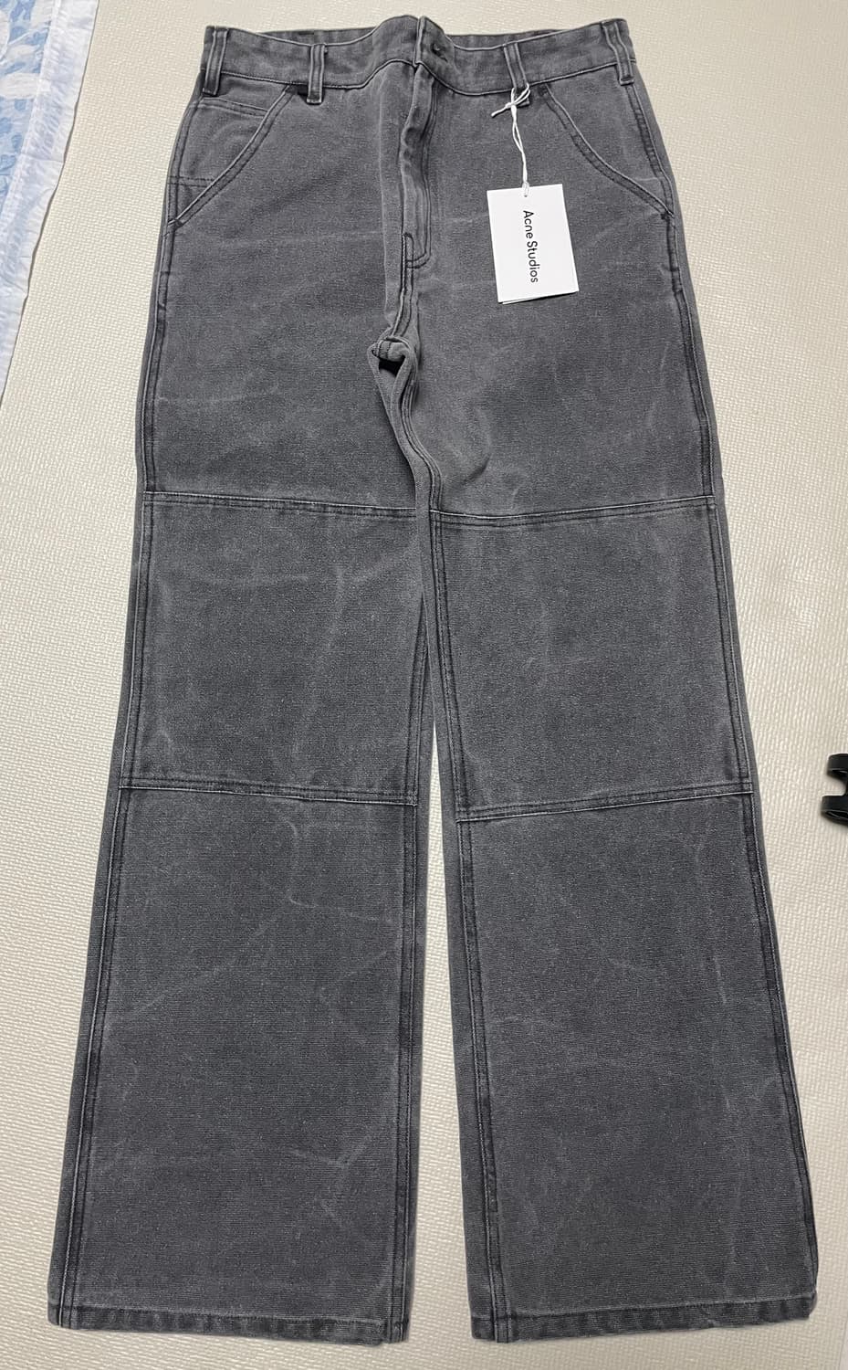 아크네스튜디오 캔버스 페이스 패치 그레이 S 상품이미지1