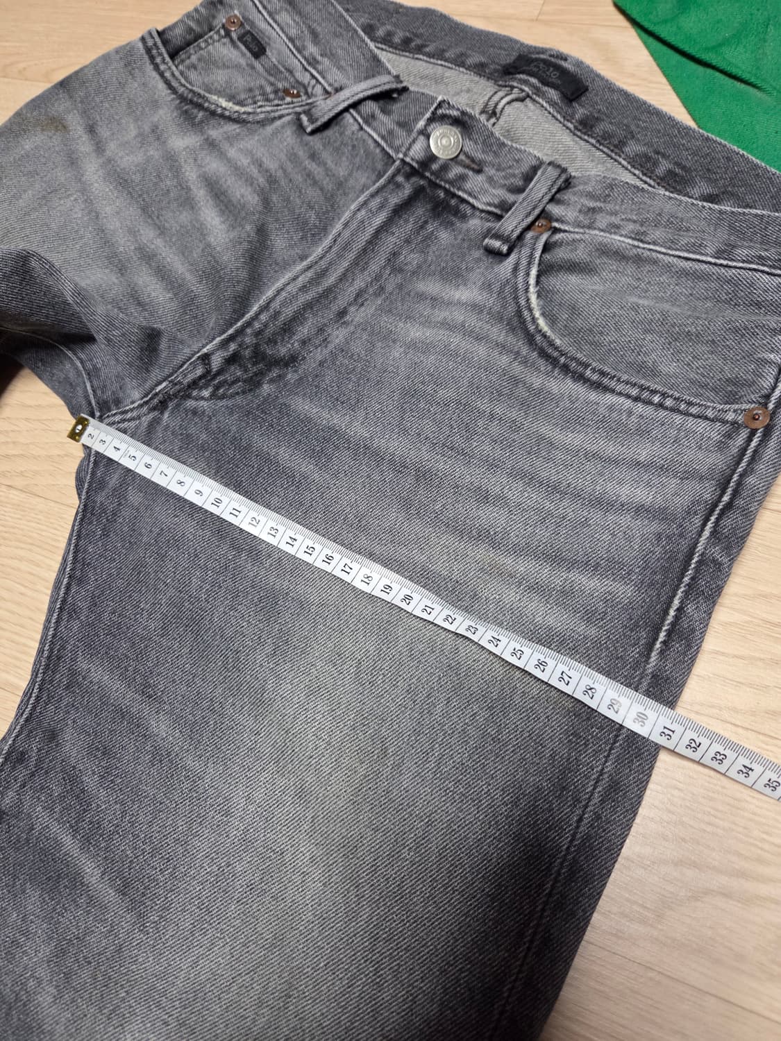 폴로 랄프로렌 그레이 데님 흑청 청바지 팬츠 상품이미지8