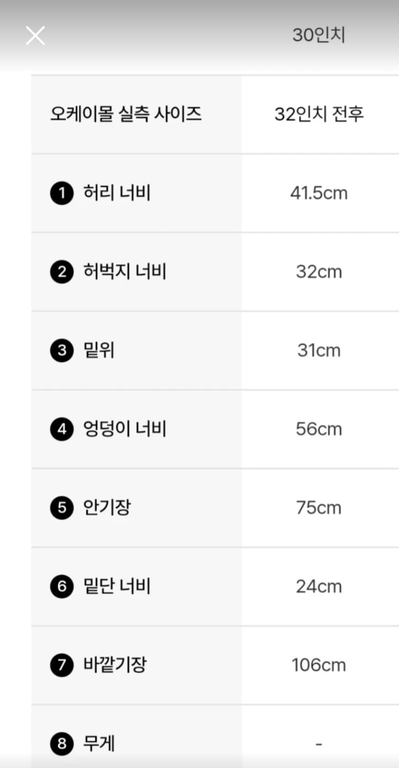아워레가시 써드컷 프린트데님 30사이즈 상품이미지4