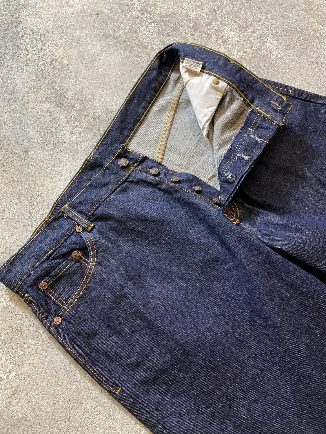 [40] EVISU 에비수 재팬 페인팅 오버사이즈 와이드 데님팬츠 상품이미지6