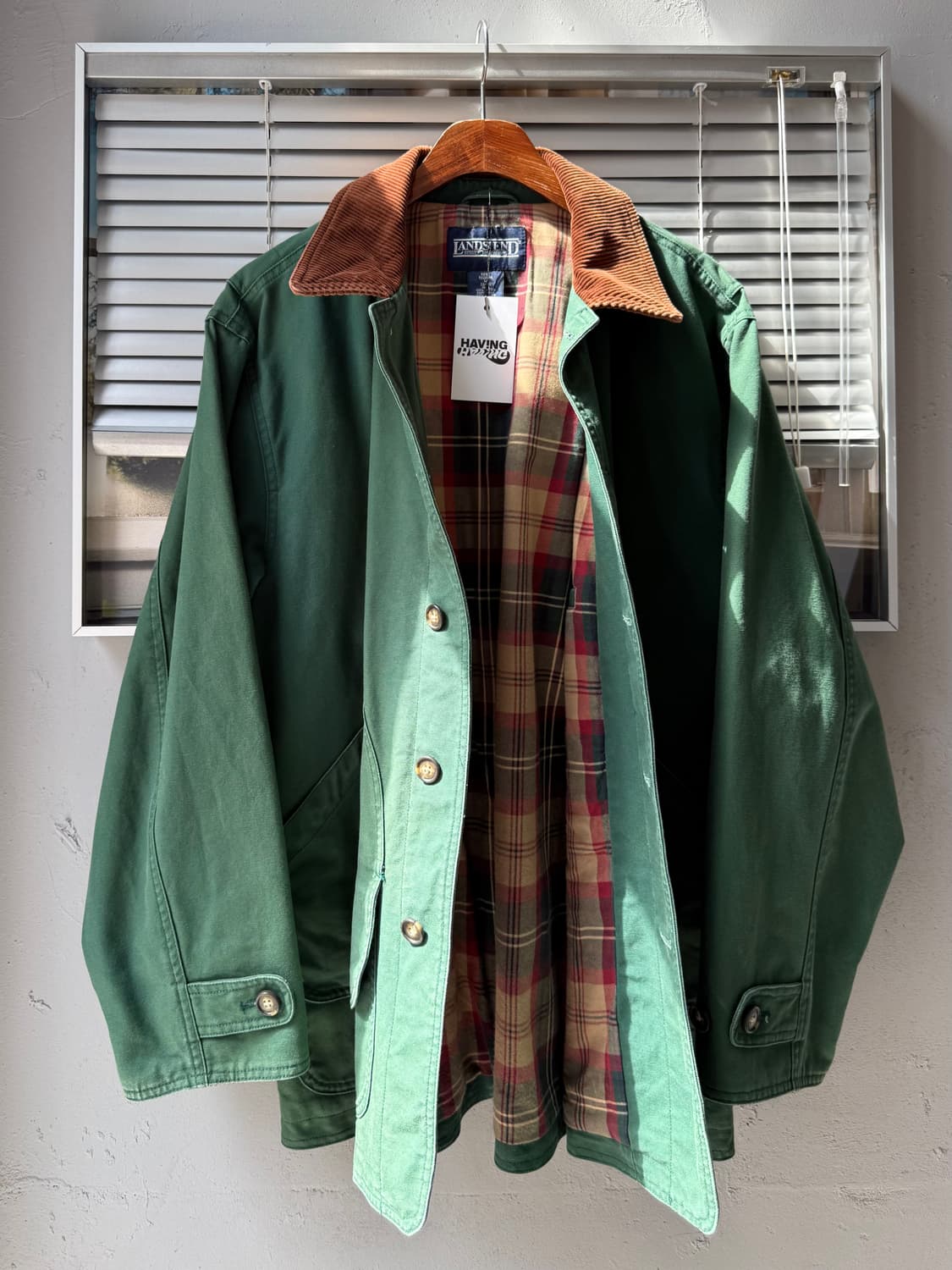 LANDS END 90s cornerstone 헤비 컨버스 워크자켓 상품이미지5