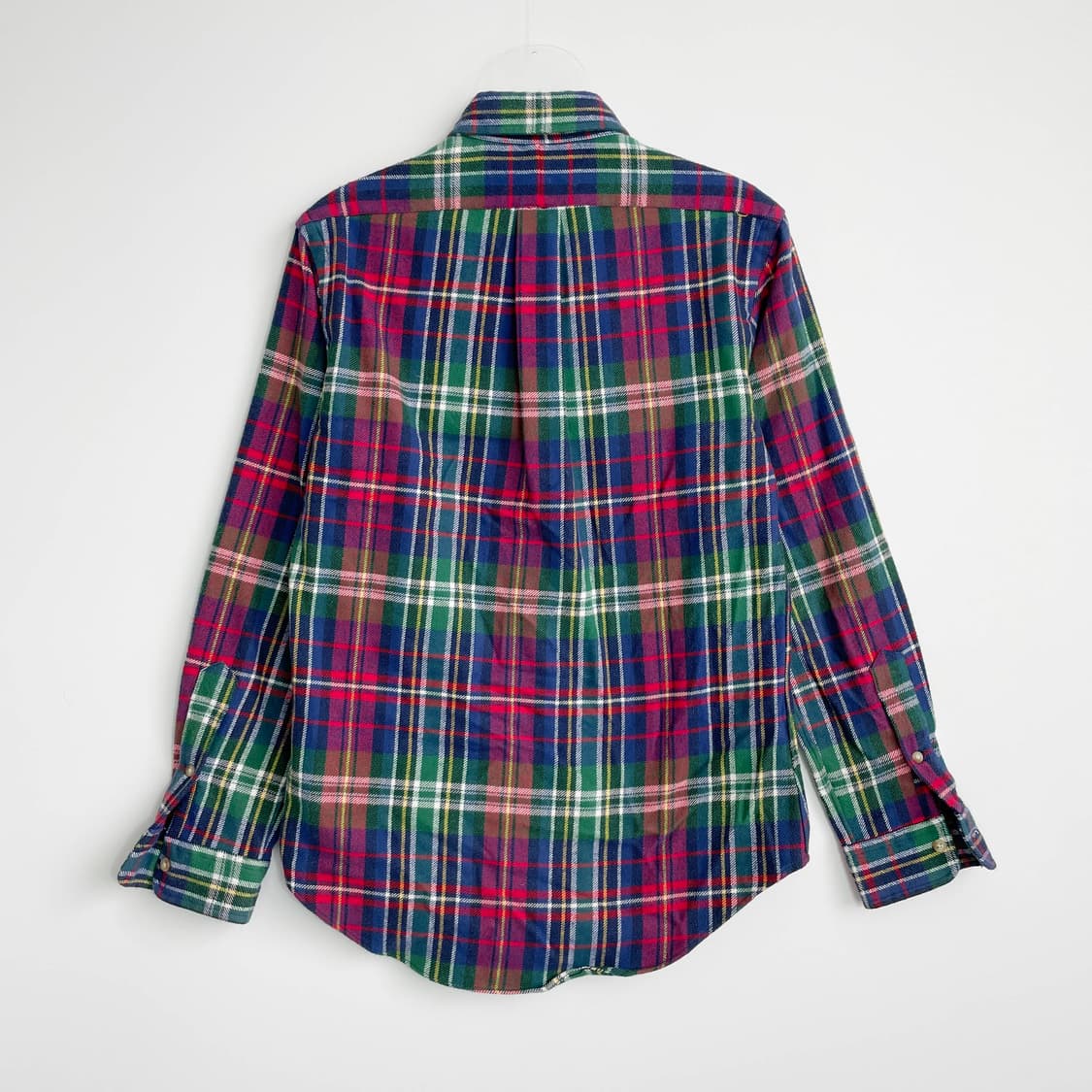 F2 폴로 랄프로렌 클래식핏 플레이드 플란넬 남성 워크 셔츠 S사이즈 상품이미지3