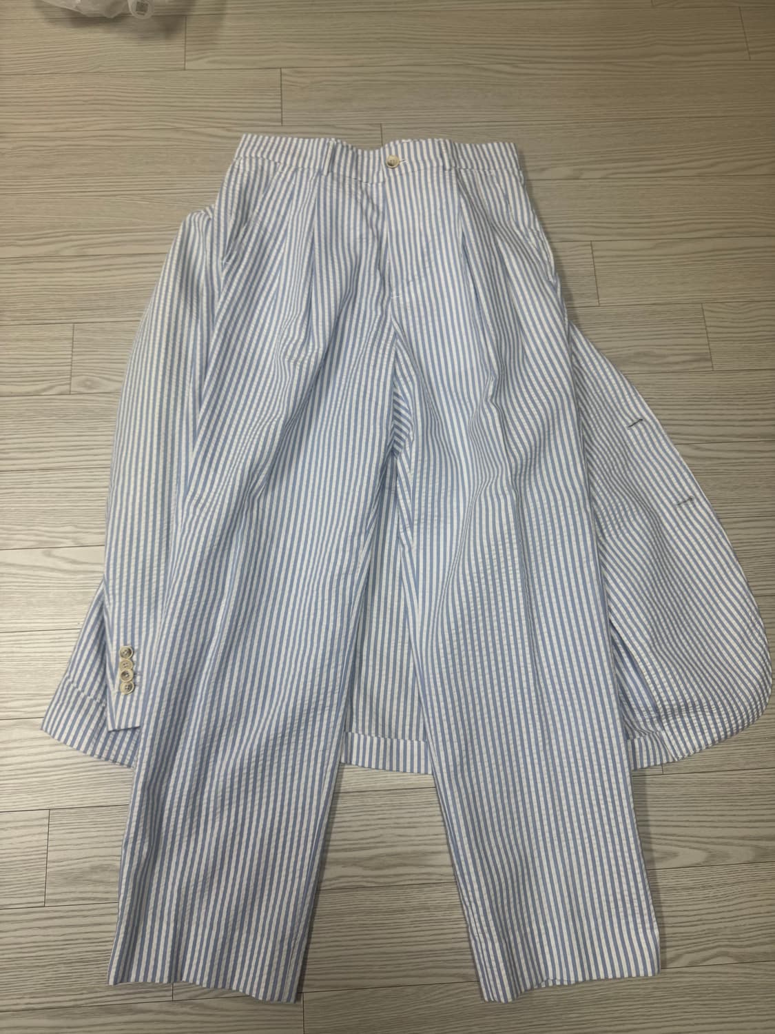 반츠 시어서커 수트 셋업 상품이미지5