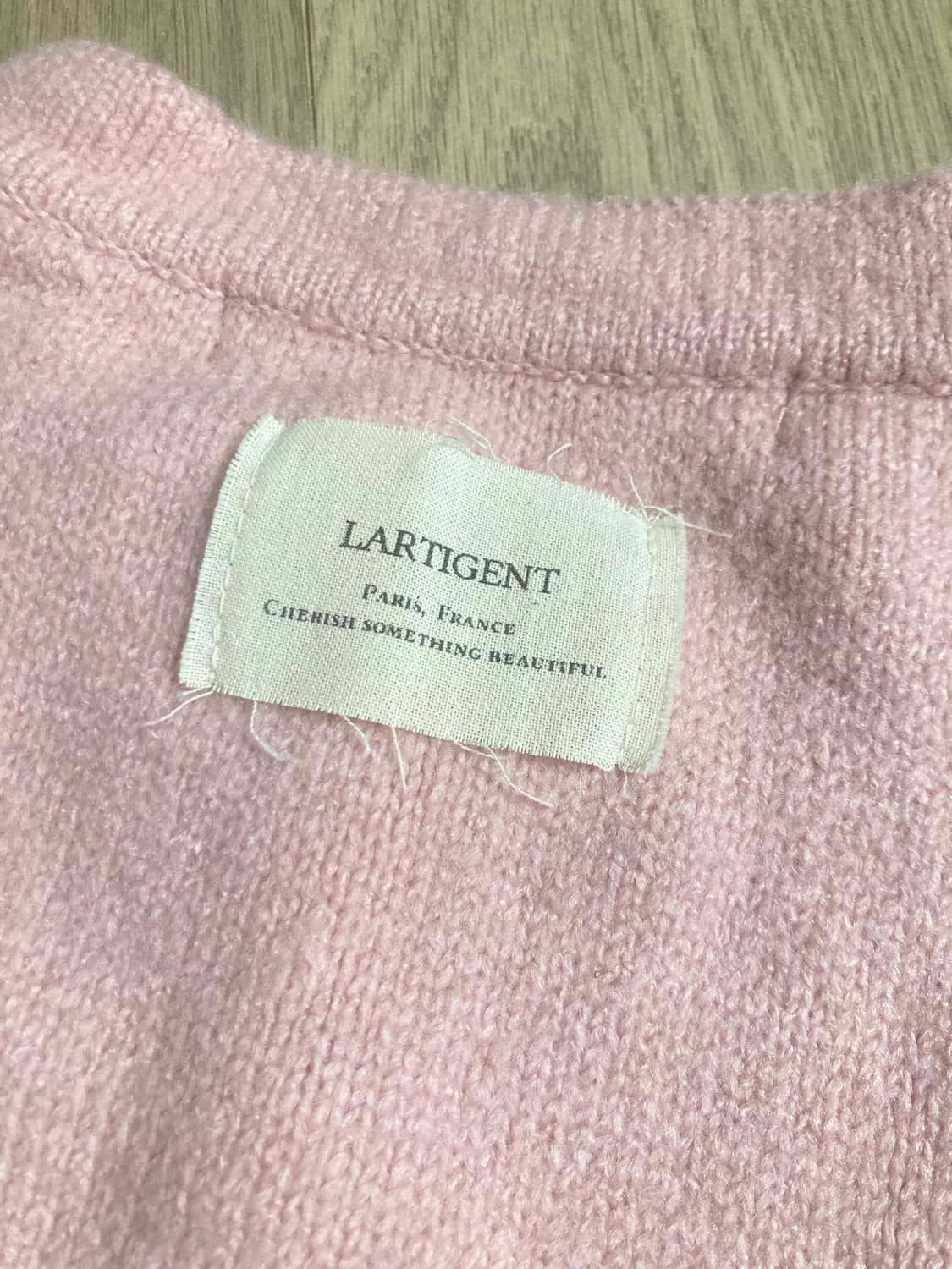 라티젠 코튼캔디 딸기우유 가디건 상품이미지6