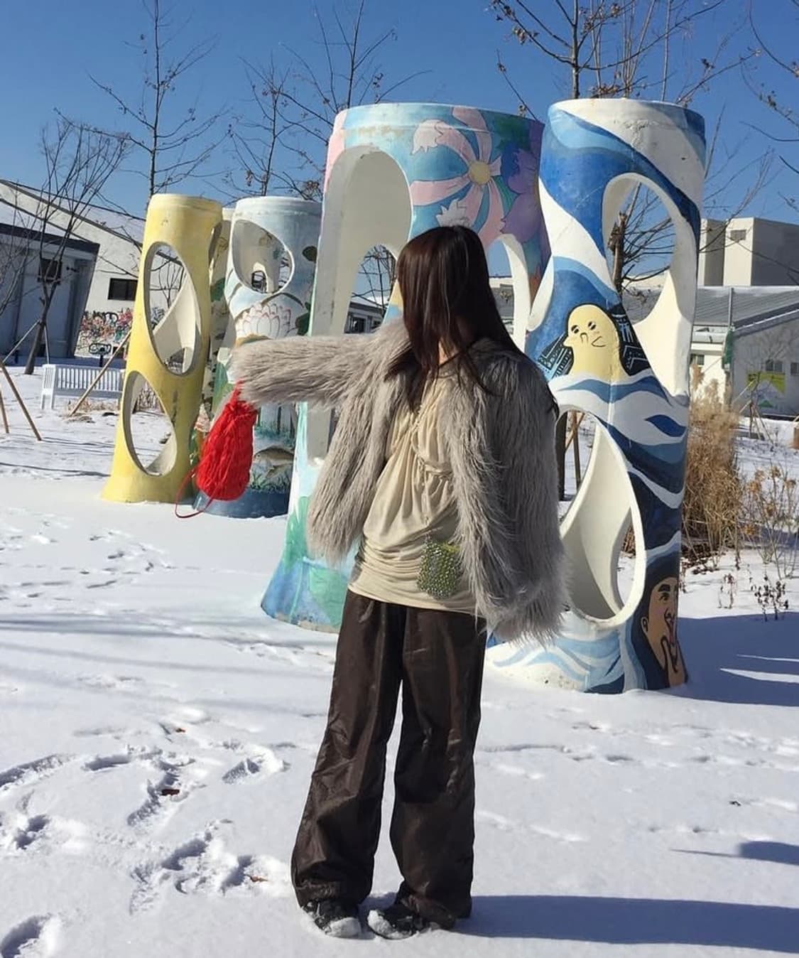 그레이 퍼자켓 상품이미지4