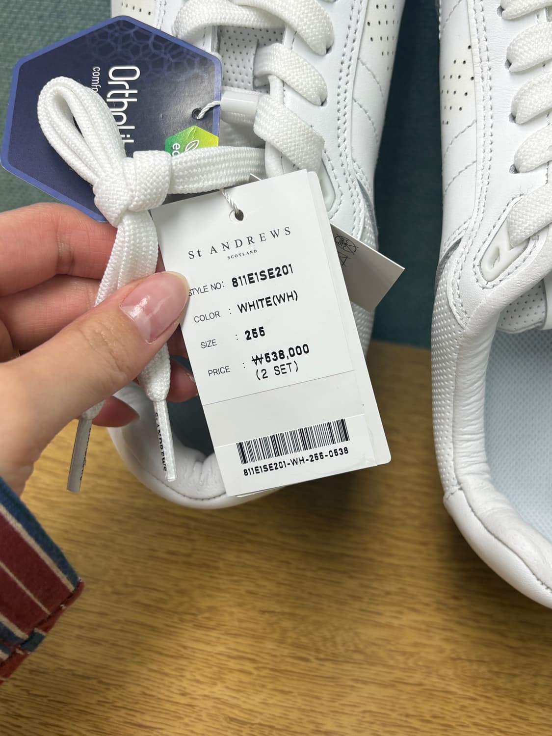 세인트앤드류스 남성 골프화 255mm 새상품 상품이미지6