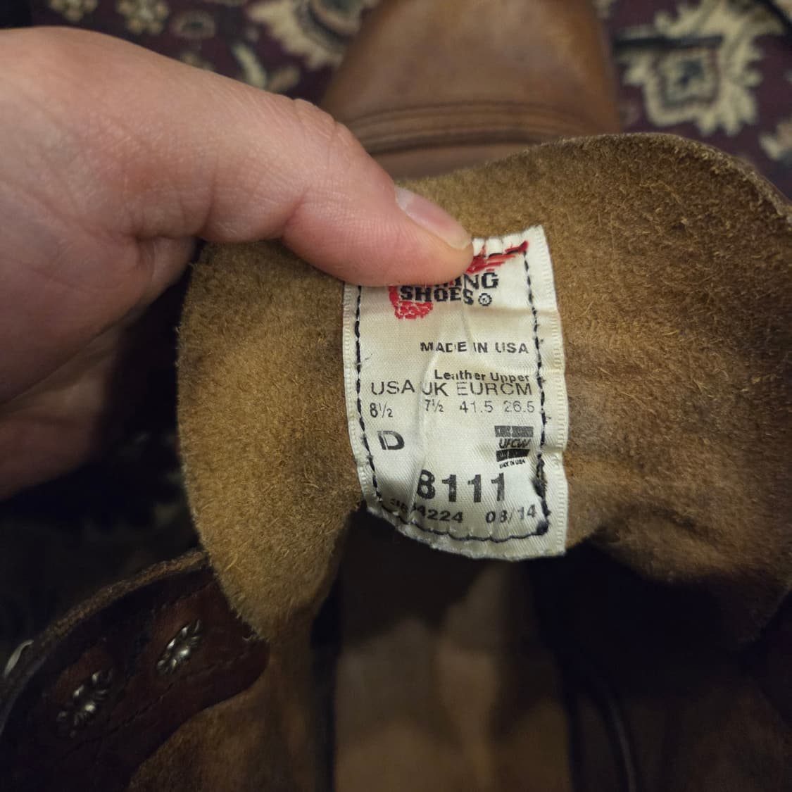 레드윙 아이언레인저 8111 구형 8.5d 265-270 상품이미지6