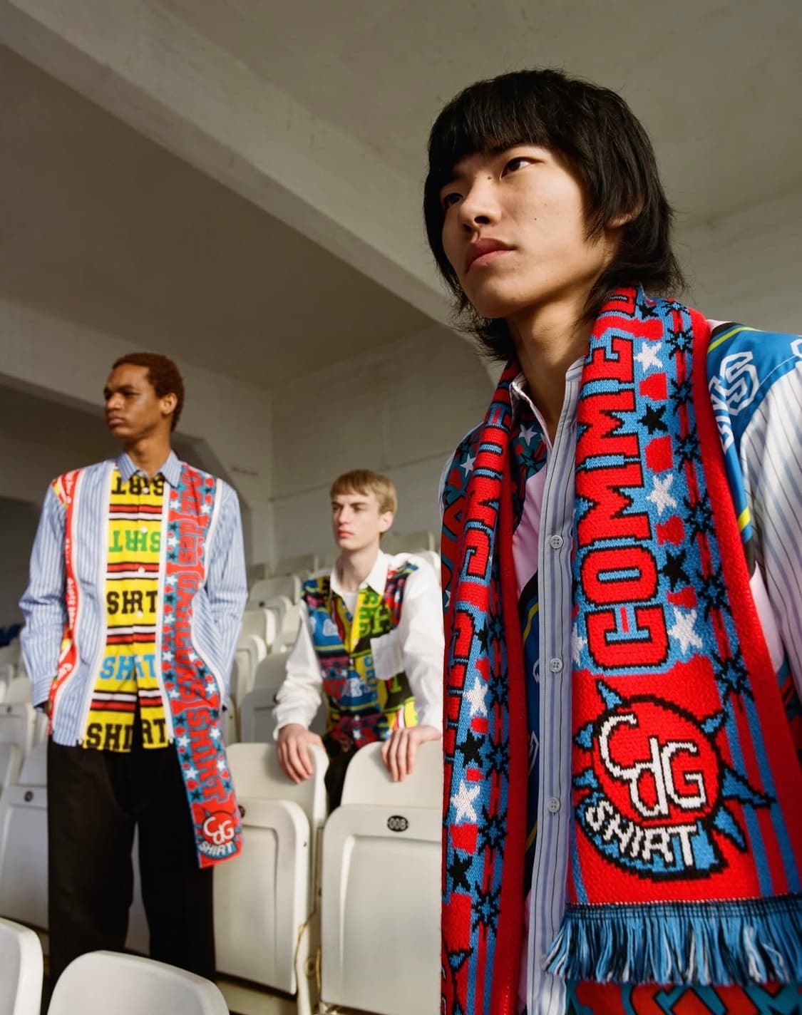 꼼데가르송 셔츠 2025FW 머플러 상품이미지1