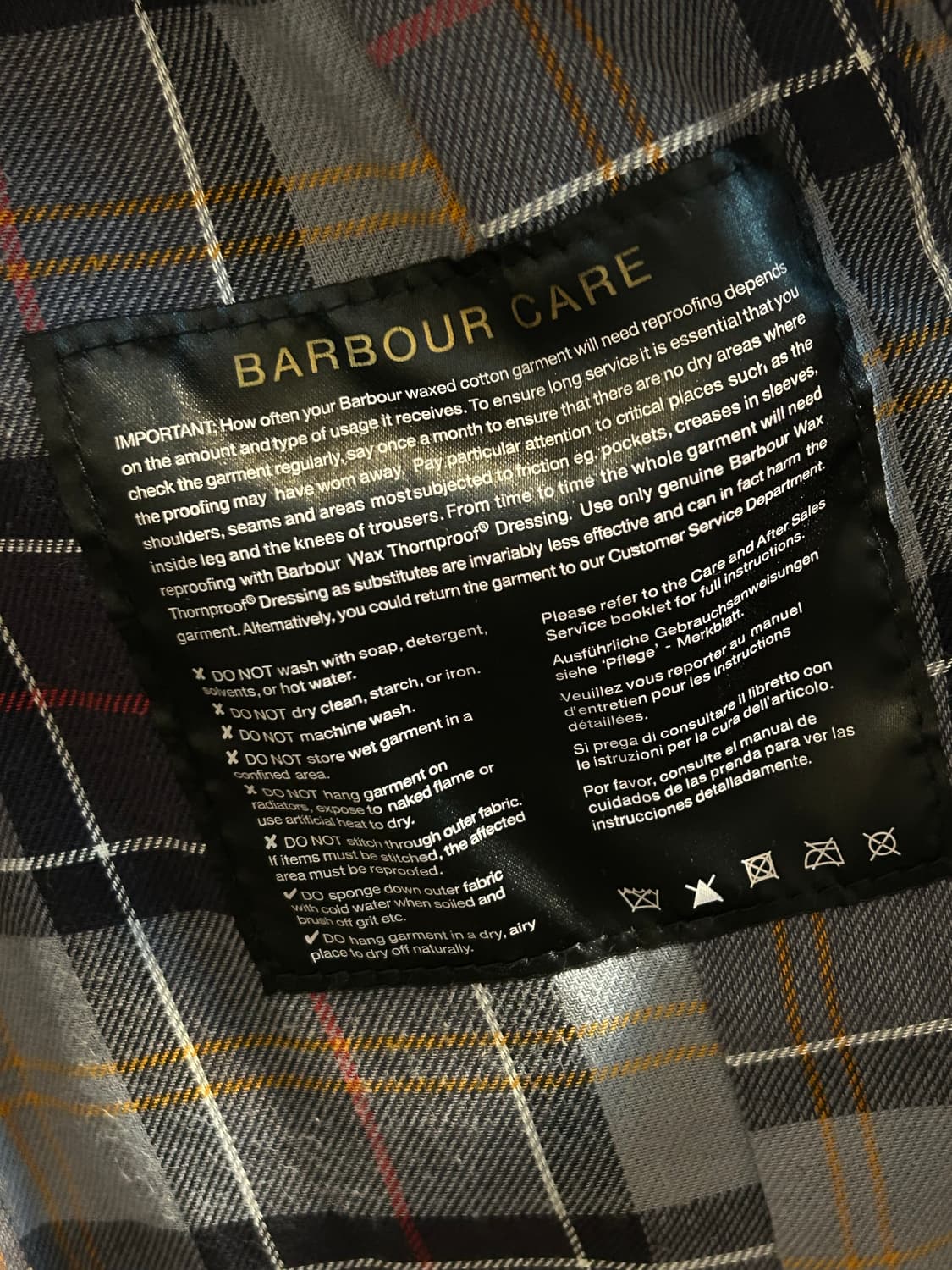 바버 인터네셔널 벨티드 왁스 자켓  상품이미지6