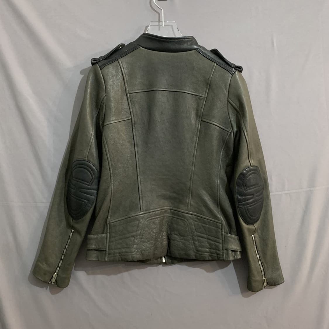 43 산드로 양가죽 바이커 라이더 자켓 상품이미지3