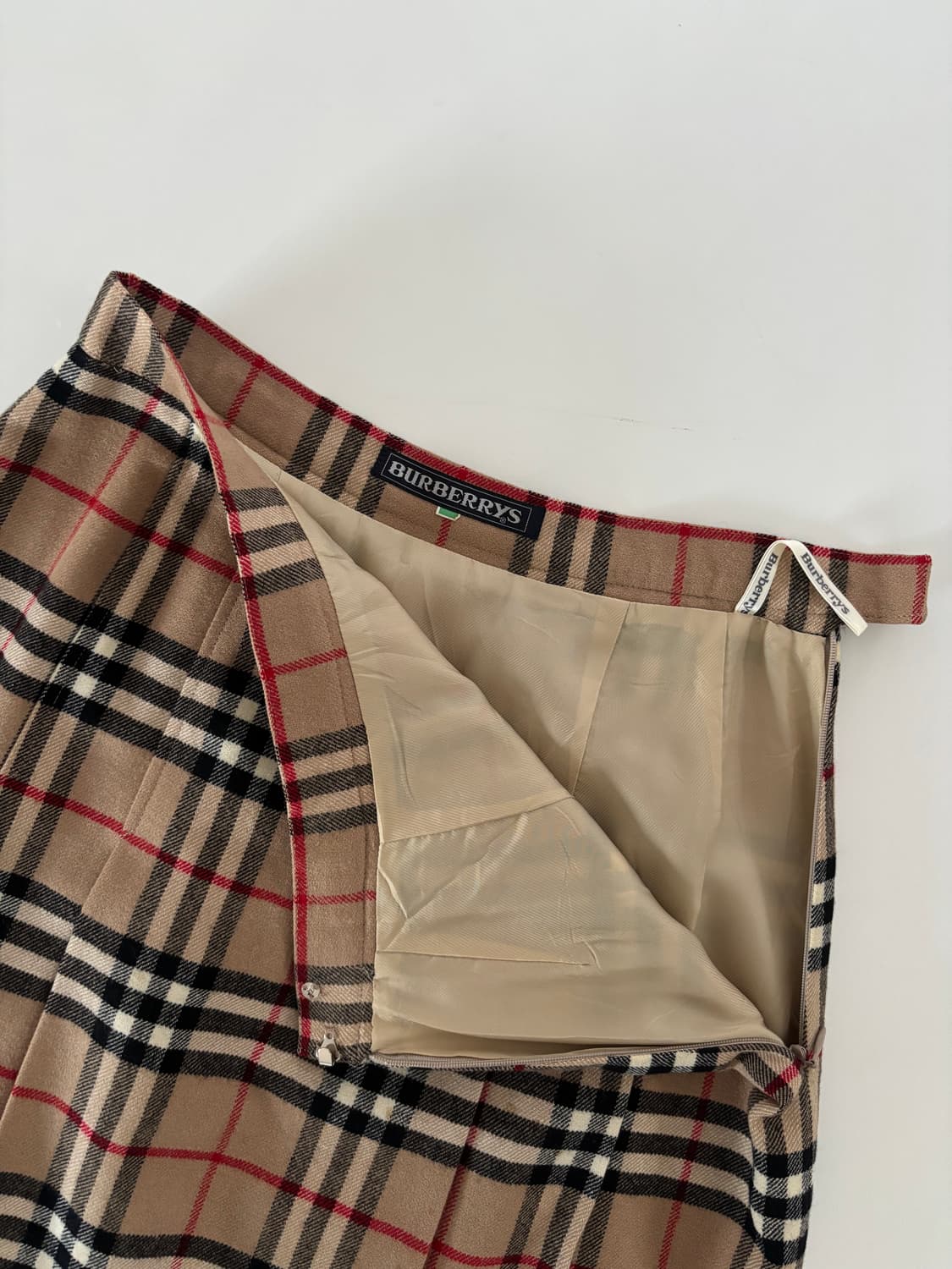 Burberrys 버버리 노바체크 플리츠 울 미디 스커트 상품이미지3