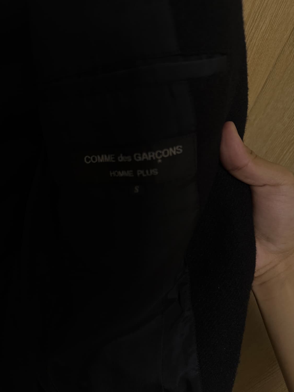 꼼데가르송 옴므 반고흐 추상화 패턴 칼라 자켓 상품이미지5