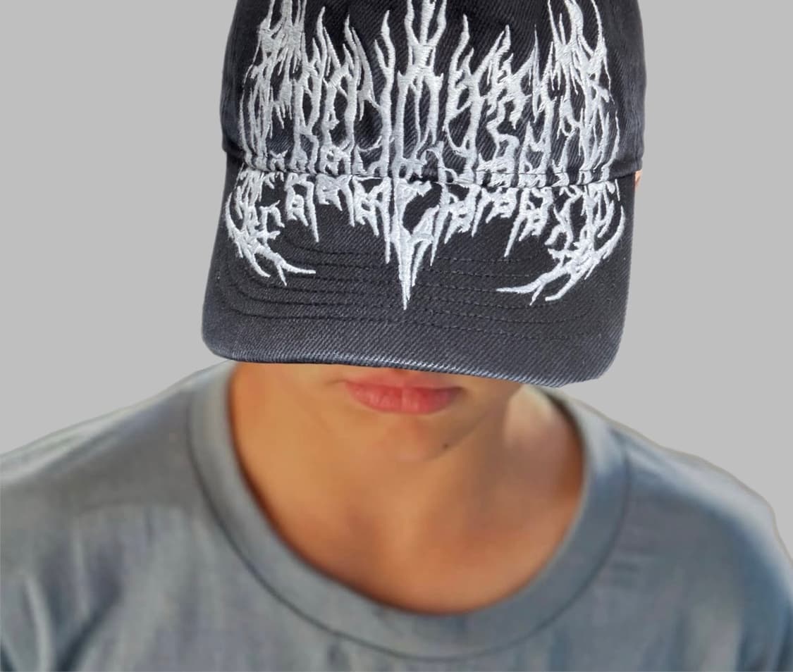 ( 미개봉) PROJECT G/R 메탈릭 로고 캡 블랙 상품이미지2