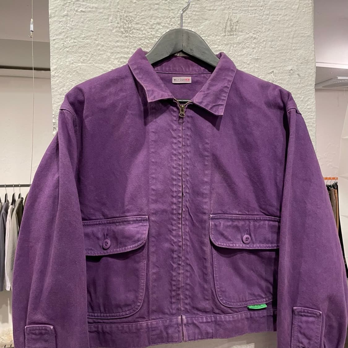 윌리 차바리아 크롭 데님 트러커 자켓 상품이미지2