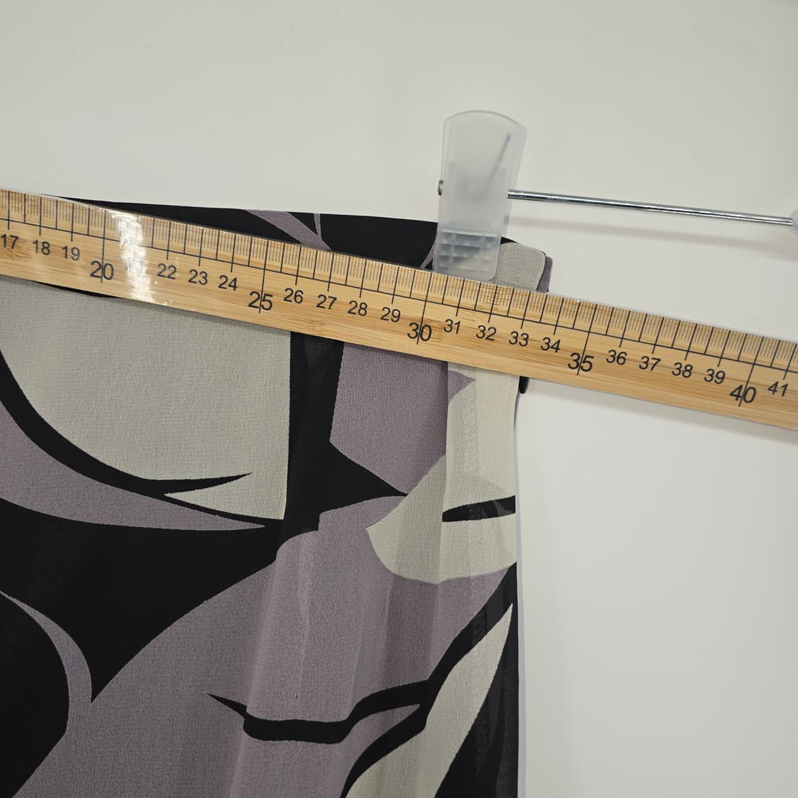 일본 빈티지 플라워 패턴 언발란스 스커트 26" 상품이미지5