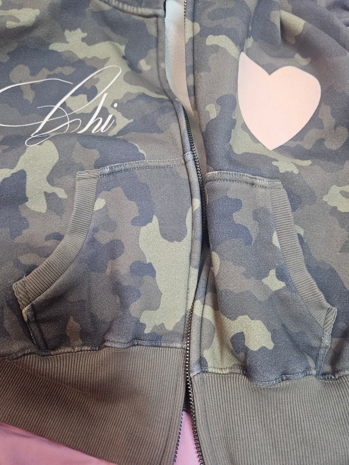 스컬프터 카모 후드집업+바지 상품이미지6