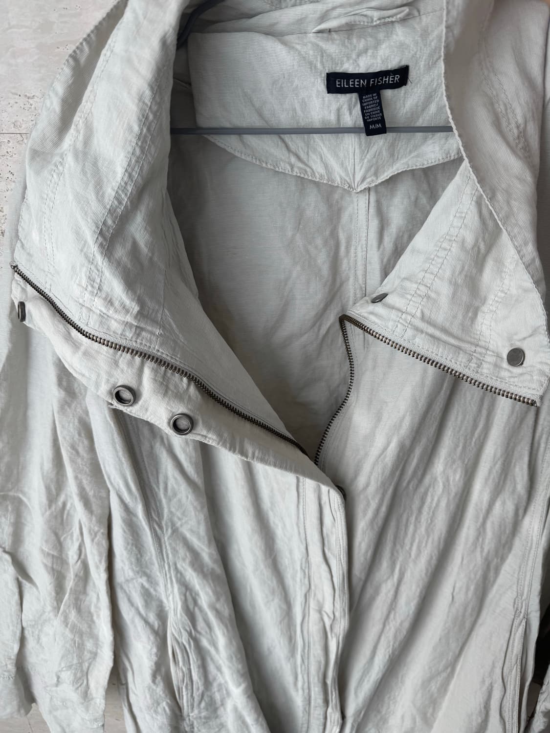 high neck zip up coat 상품이미지4