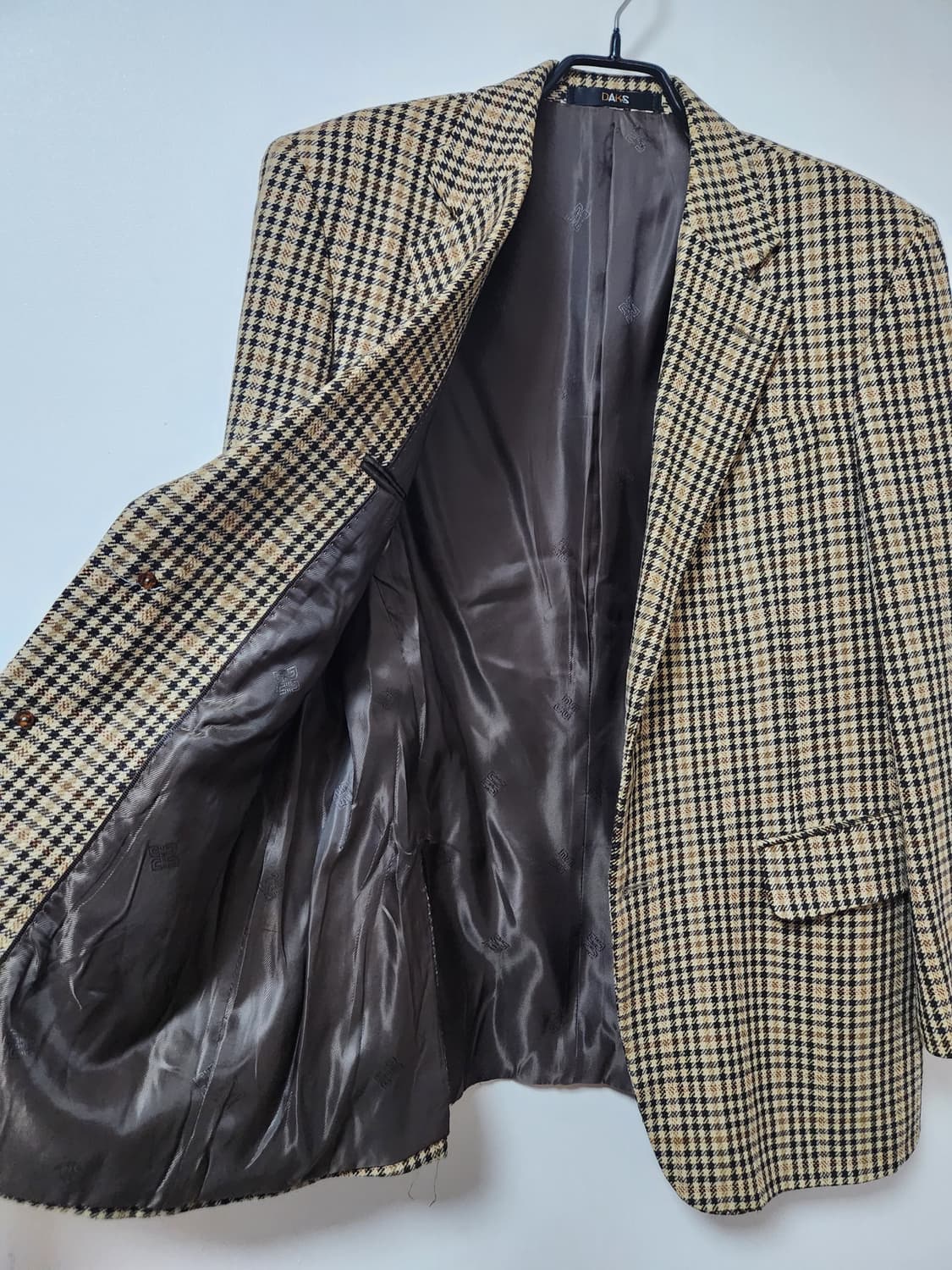 닥스 빈티지 체크자켓 95~100 상품이미지5