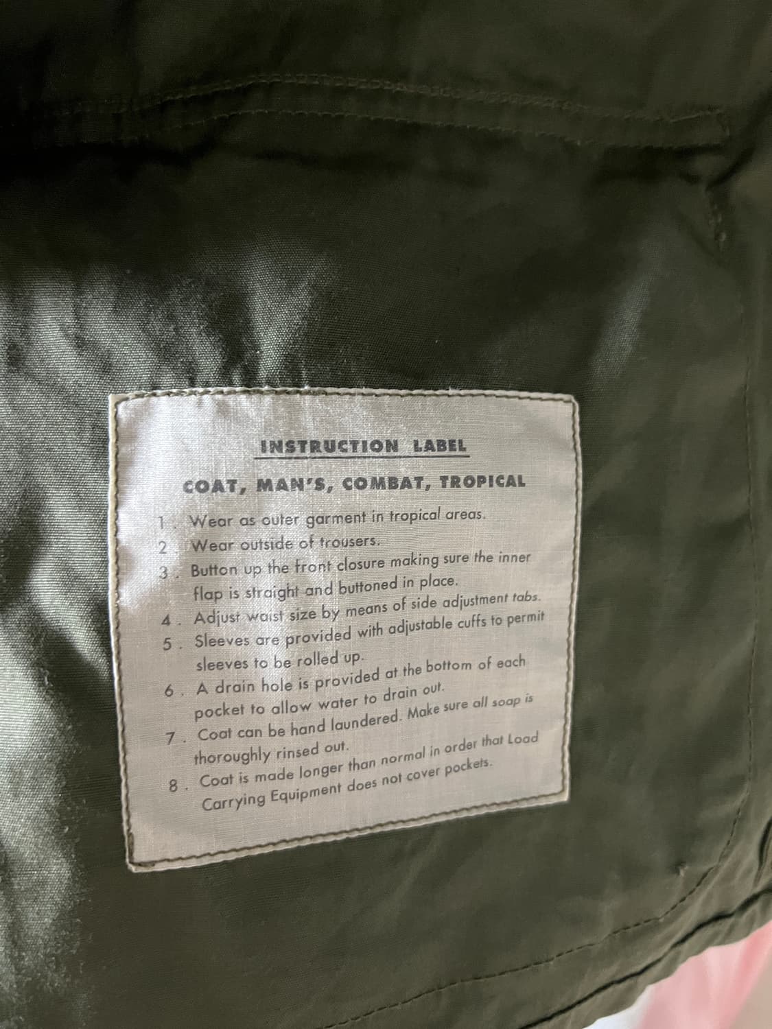 택포18) 버즈릭슨 트로피칼 컴뱃 정글 퍼티그 자켓 M 상품이미지6