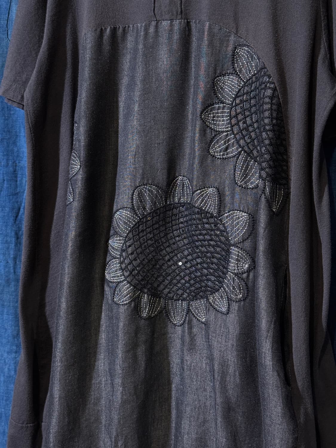 44-66 ) Japanese Vintage Sunflower Dress 상품이미지6