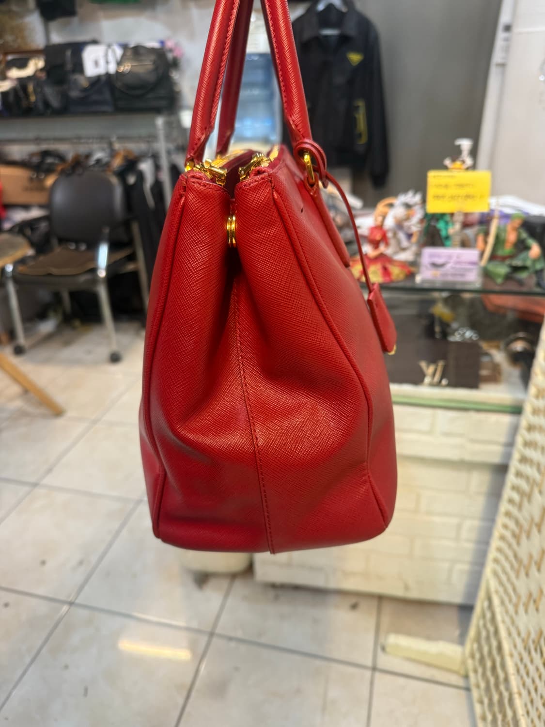 정품 프라다 사피아노 럭스백 팝니다 상품이미지5