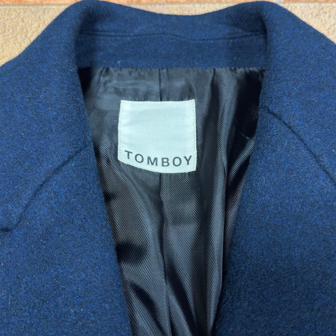 바배) 톰보이 앙고라 코트 상품이미지3