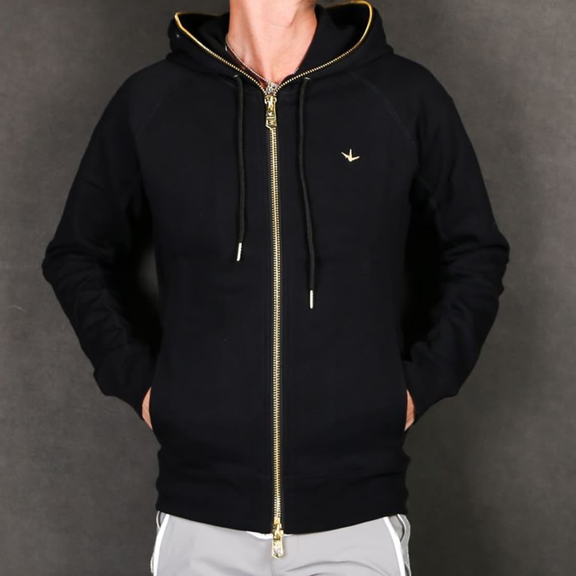 1PIU1UGUALE3 RELAX 골드 지퍼 후드 집업(새제품급) 상품이미지1