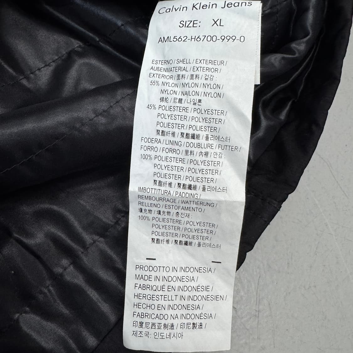 캘빈클라인 나일론 바이커 점퍼 자켓 상품이미지6